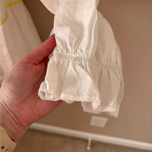 Lucy Paris Cream Long-Sleeve Dress Size M - Picture 5 of 6